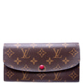 Emilie Wallet Monogram Newer Berry