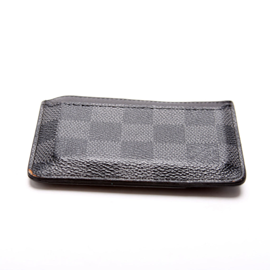 Neo Porte Cartes Card Holder Damier Graphite