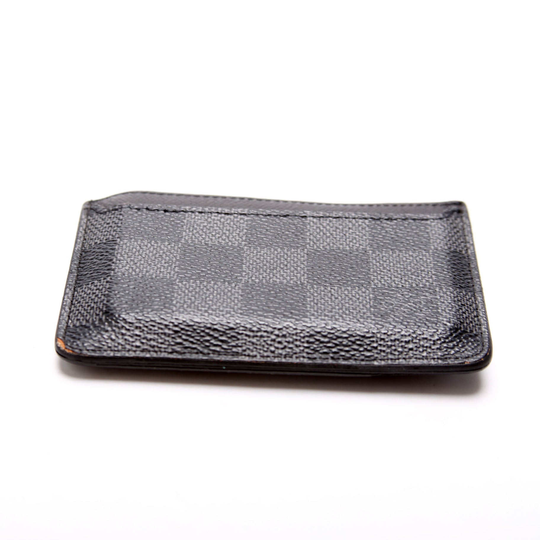 Neo Porte Cartes Card Holder Damier Graphite
