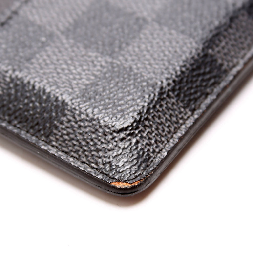 Neo Porte Cartes Card Holder Damier Graphite