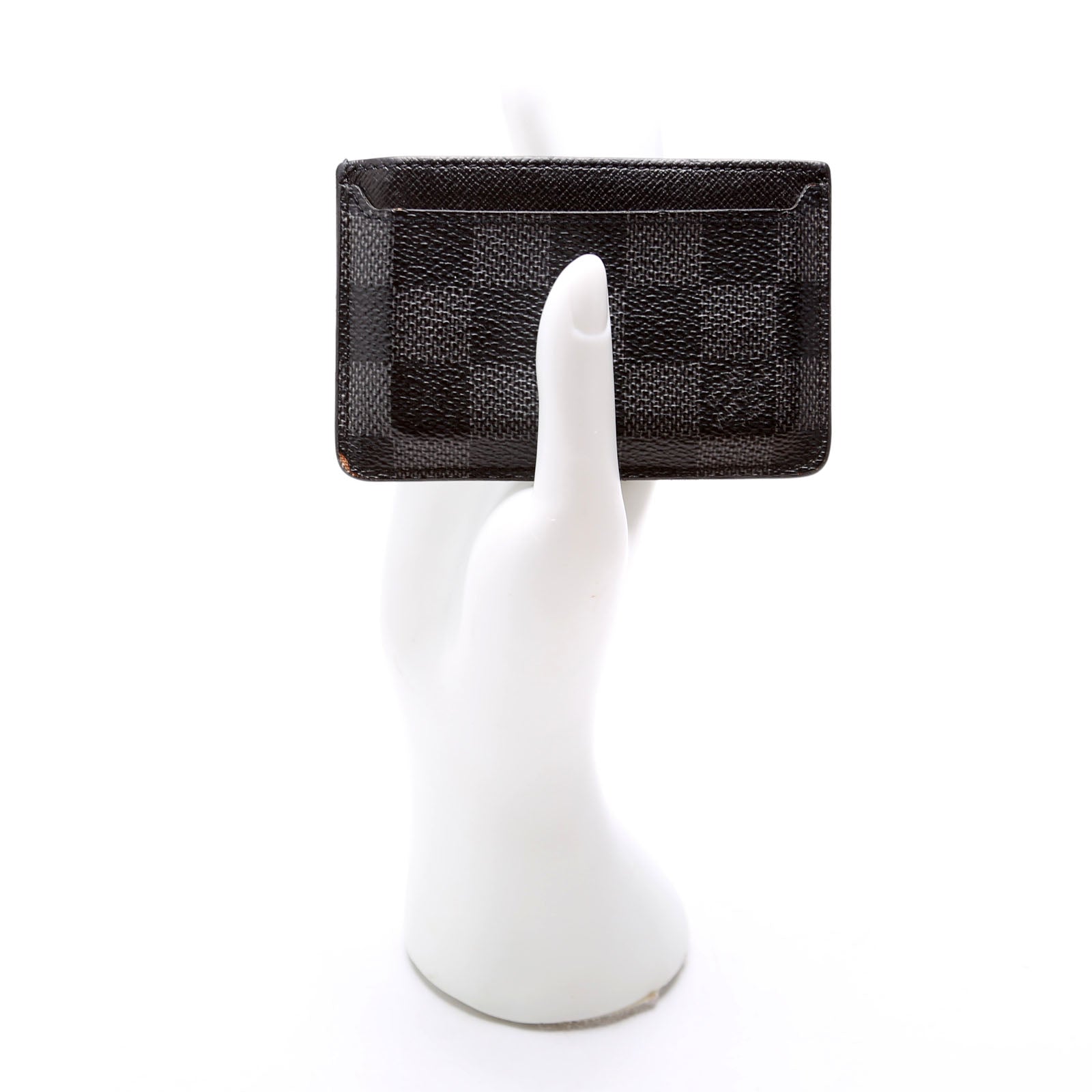 Neo Porte Cartes Card Holder Damier Graphite