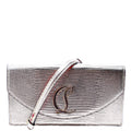 Loubi54 Lizard Embossed Clutch Gold