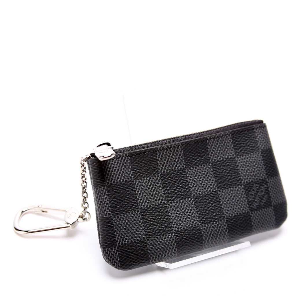 Pochette Cles Damier Graphite