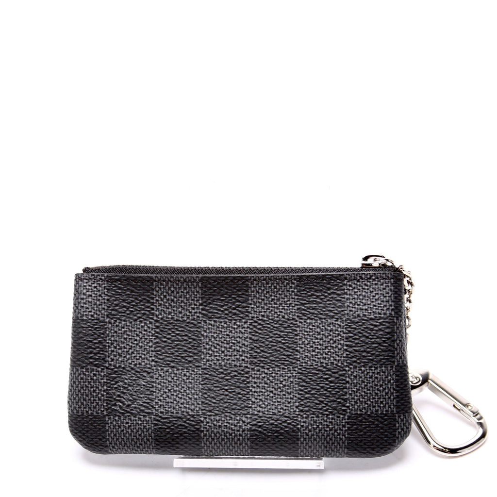Pochette Cles Damier Graphite
