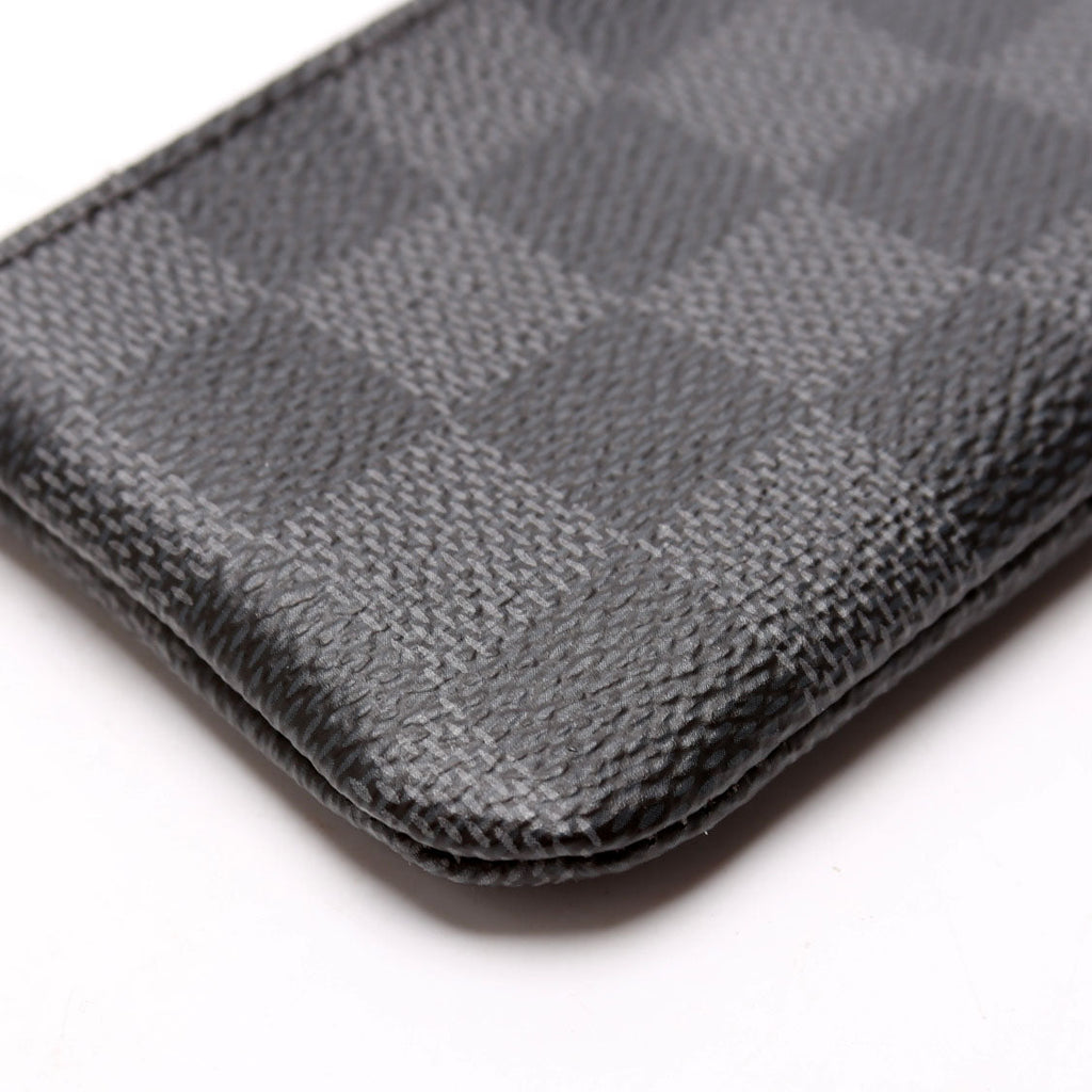Pochette Cles Damier Graphite