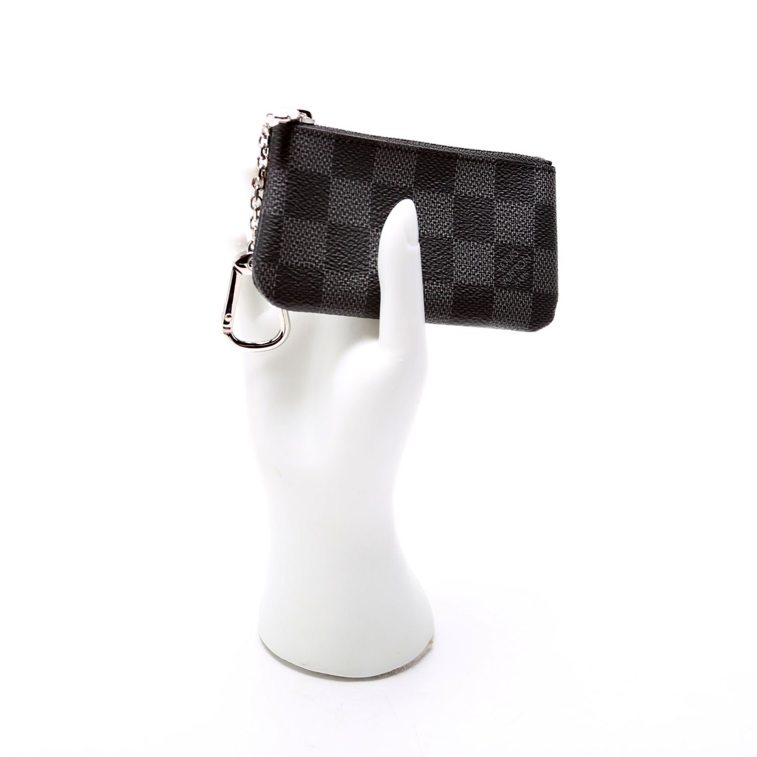 Pochette Cles Damier Graphite