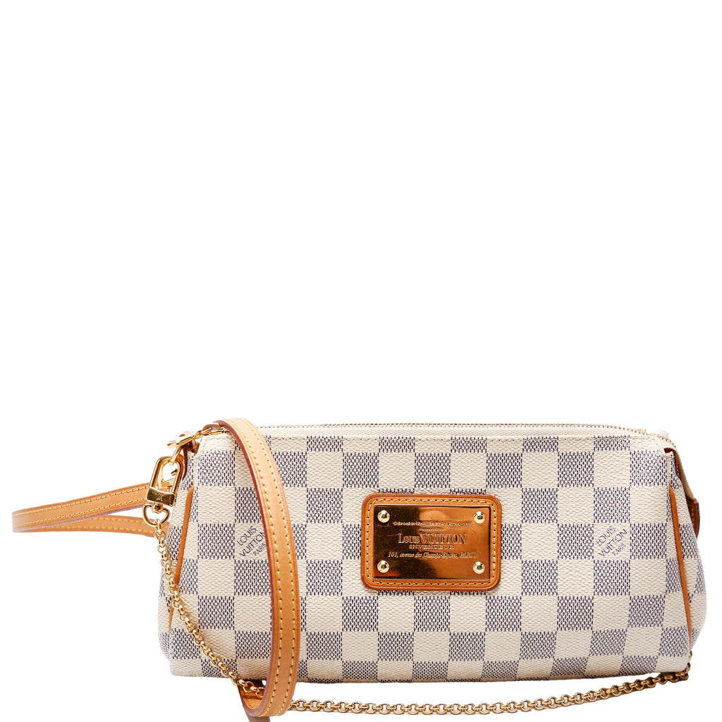 Eva Clutch Damier Azur