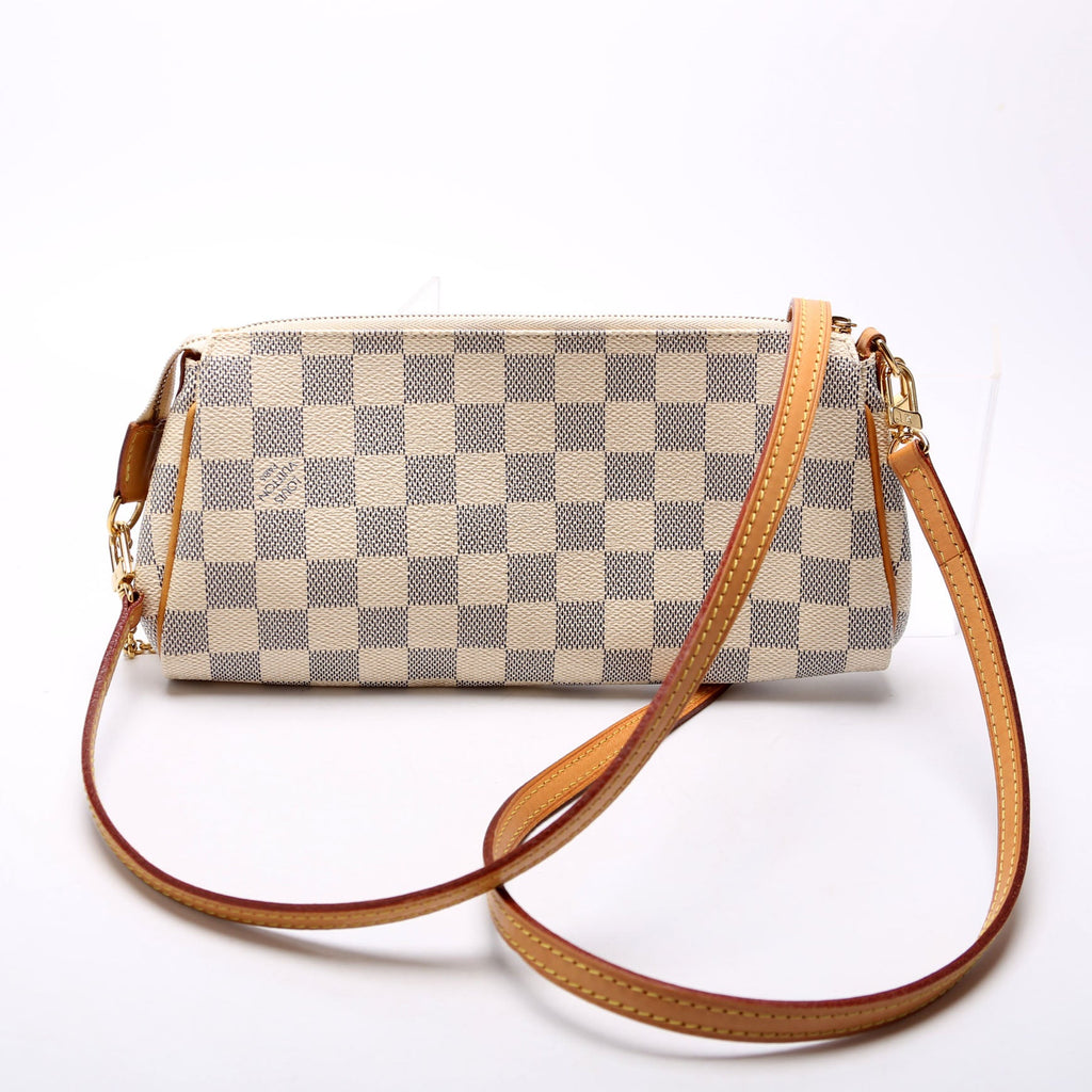 Eva Clutch Damier Azur