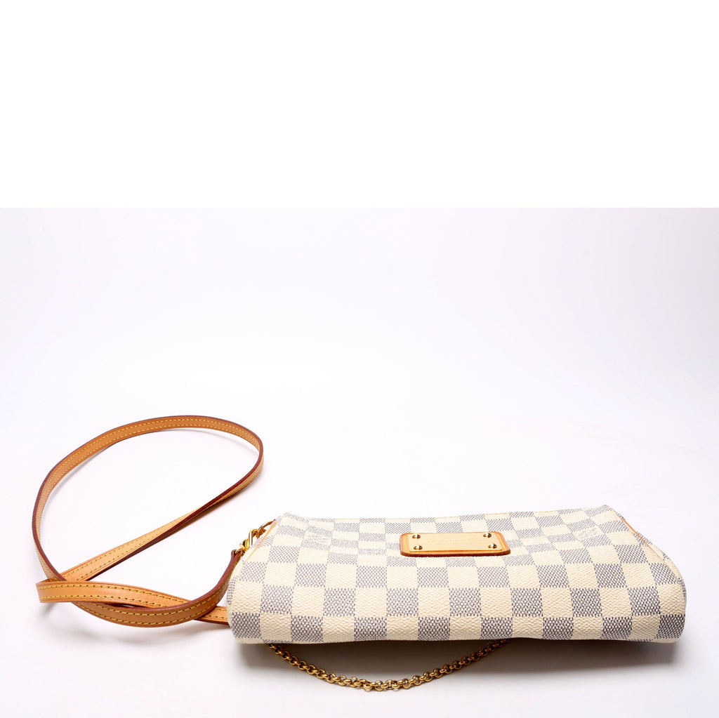 Eva Clutch Damier Azur
