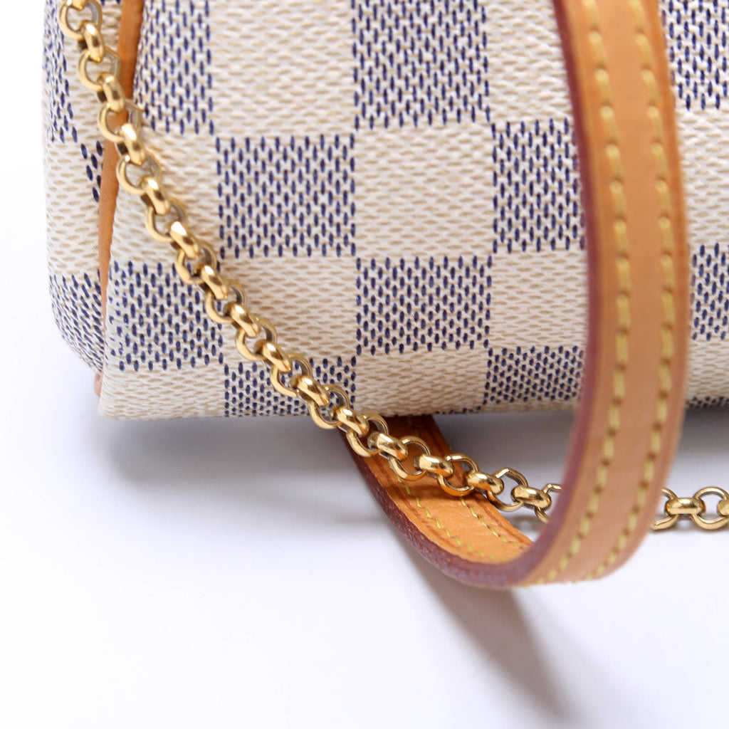 Eva Clutch Damier Azur