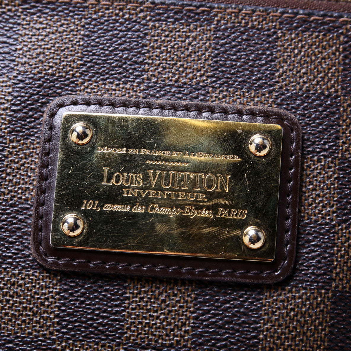 Eva Clutch Damier Ebene