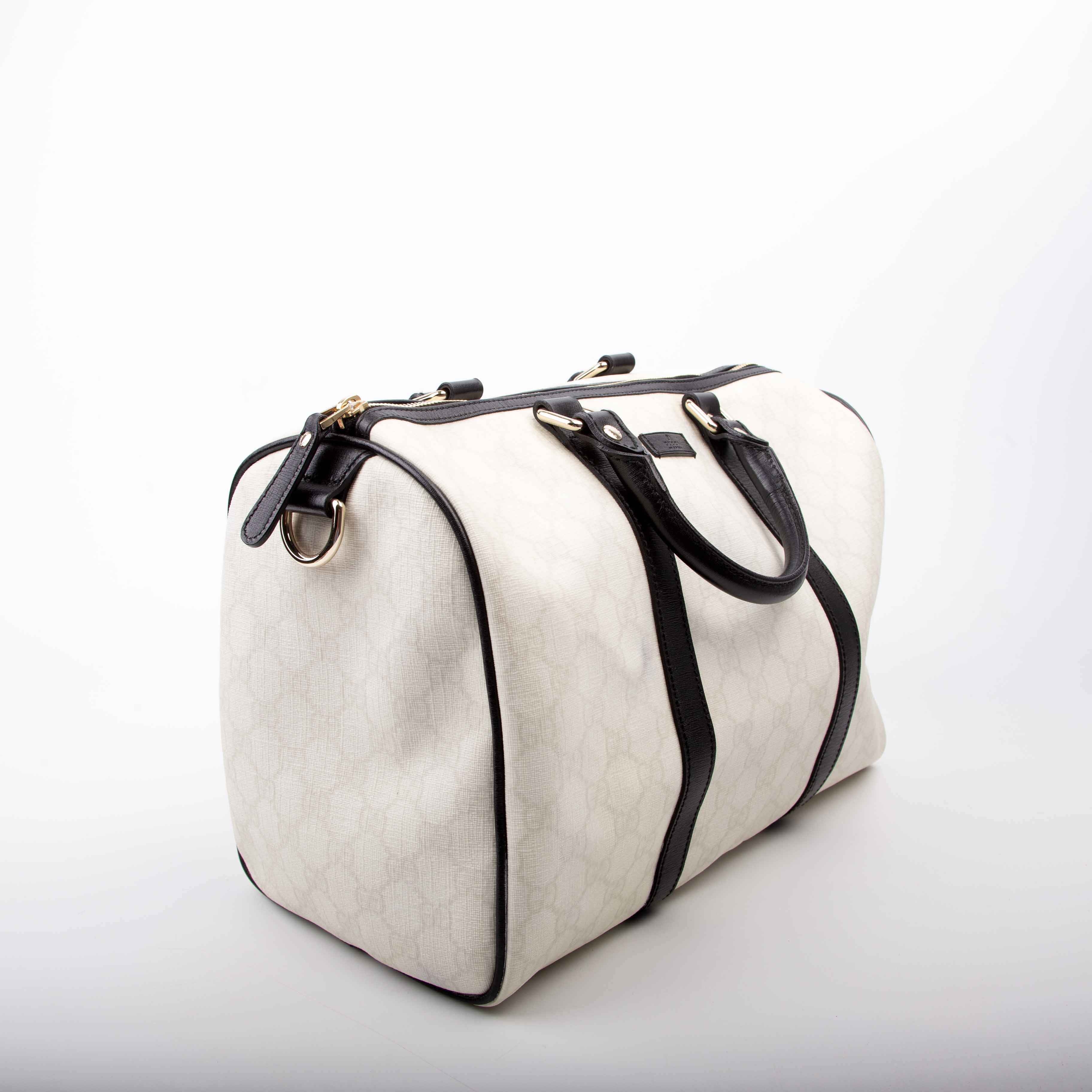193603 Joy Boston Bag White/Black