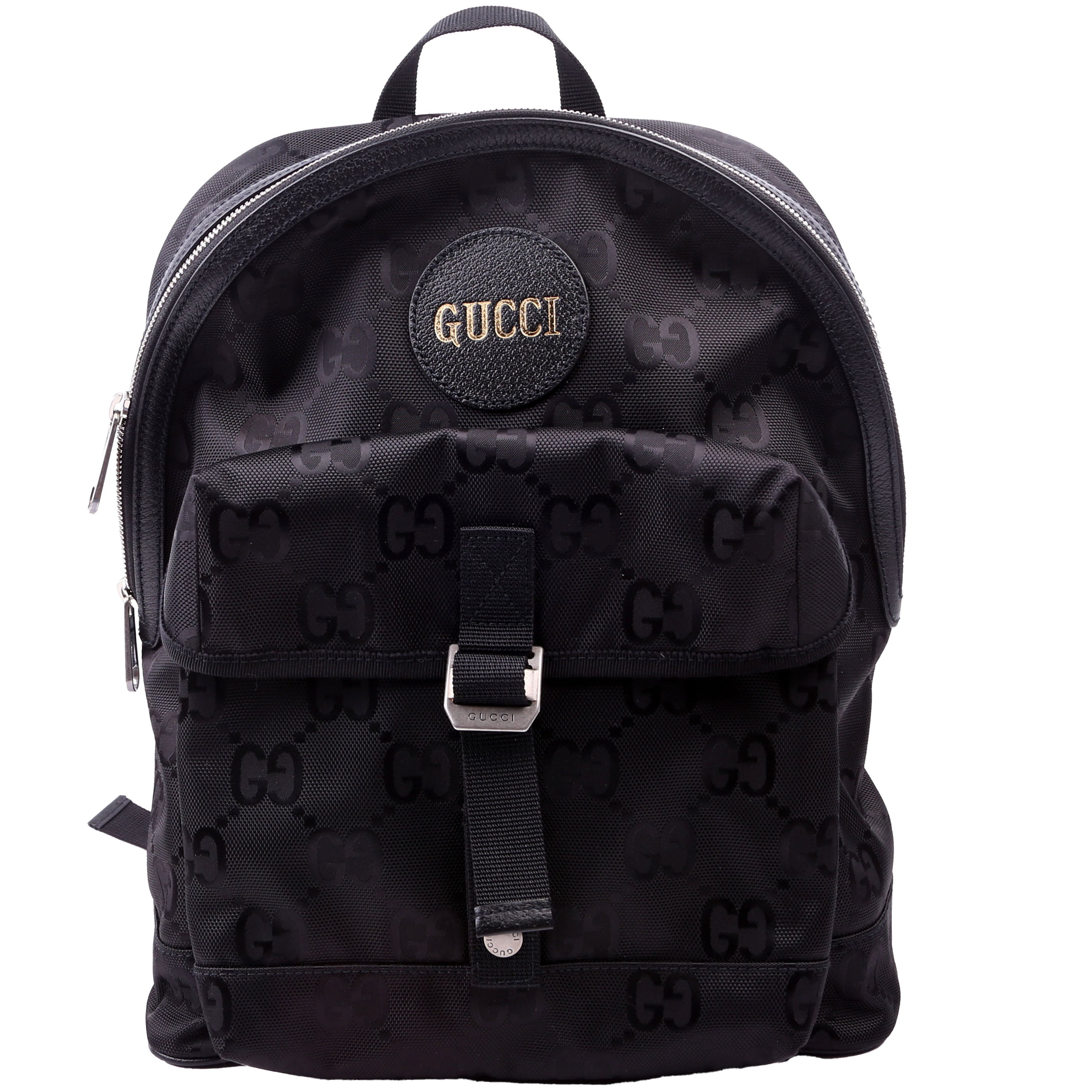 644992 GG Nylon Off the Grid Backpack Black