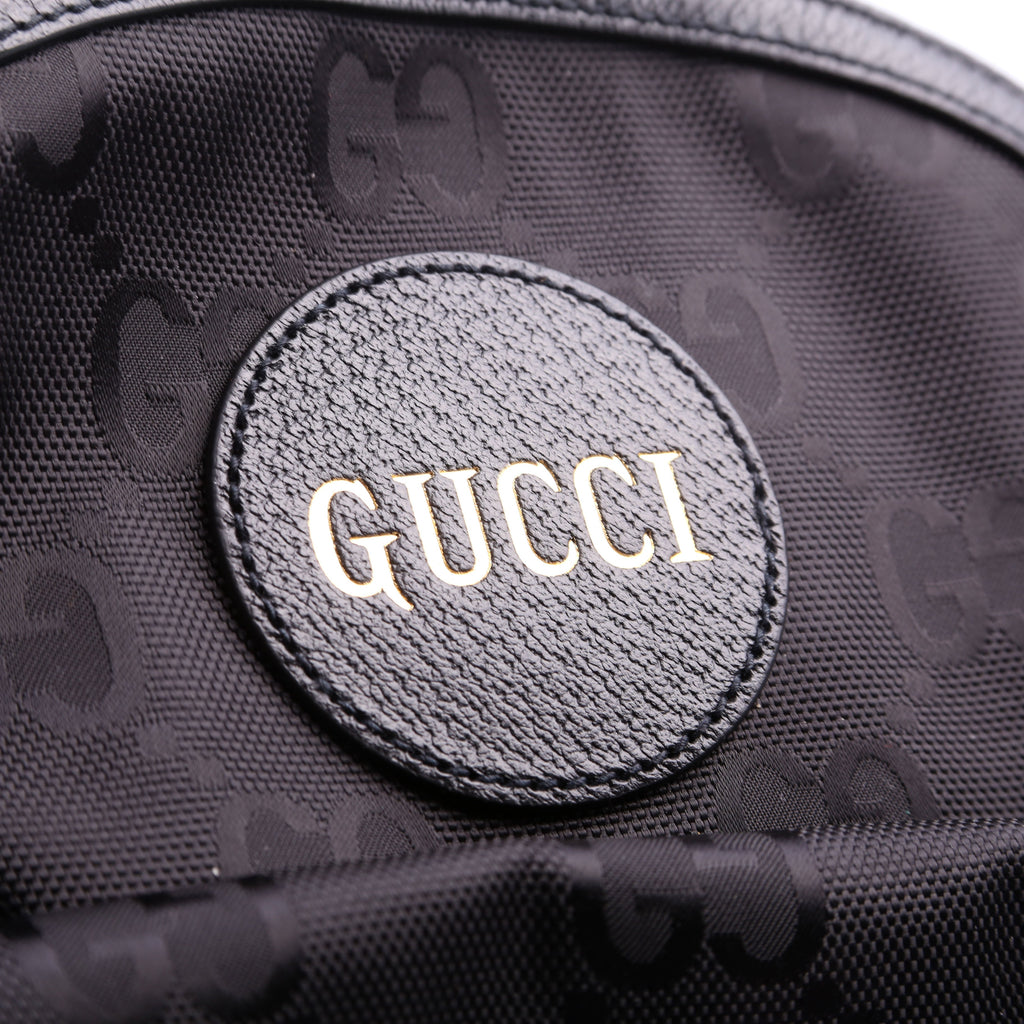 644992 GG Nylon Off the Grid Backpack Black