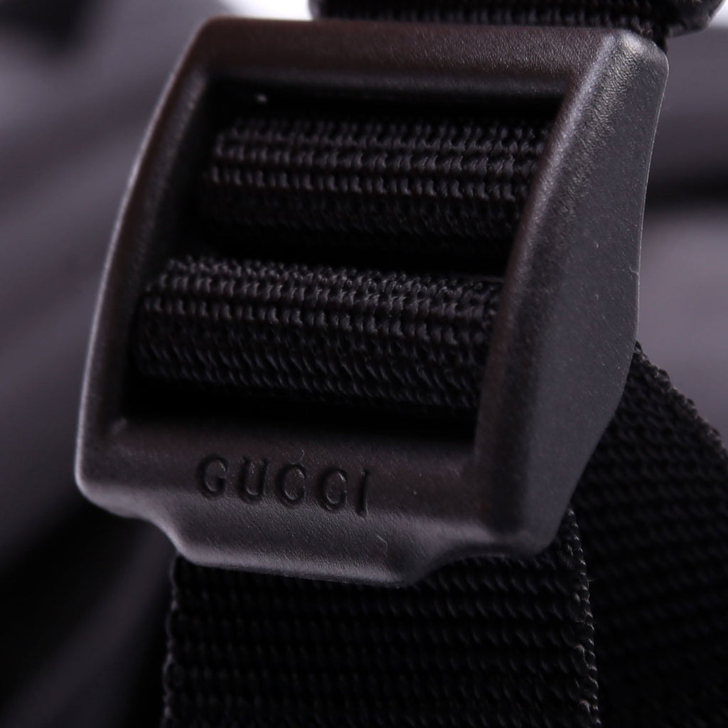 644992 GG Nylon Off the Grid Backpack Black