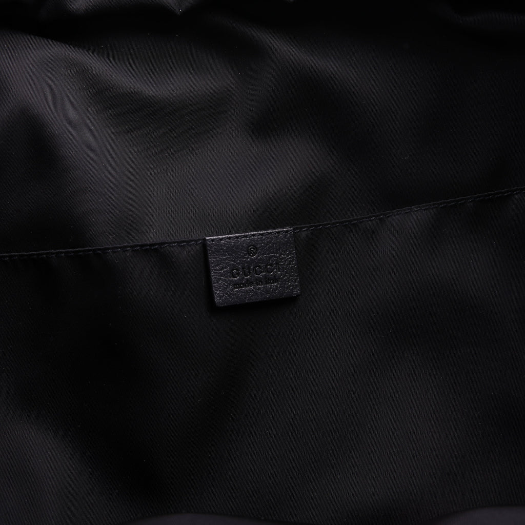644992 GG Nylon Off the Grid Backpack Black