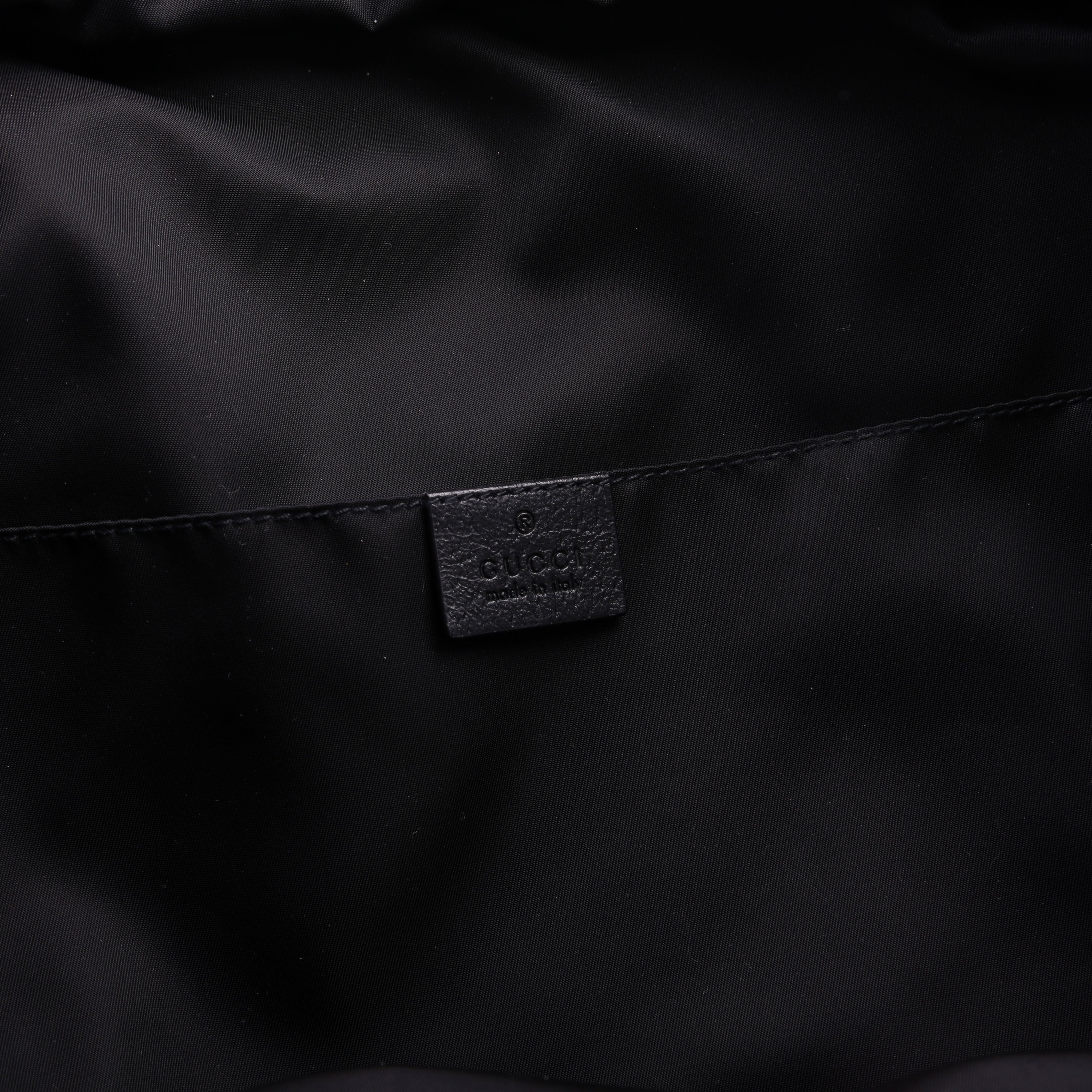644992 GG Nylon Off the Grid Backpack Black