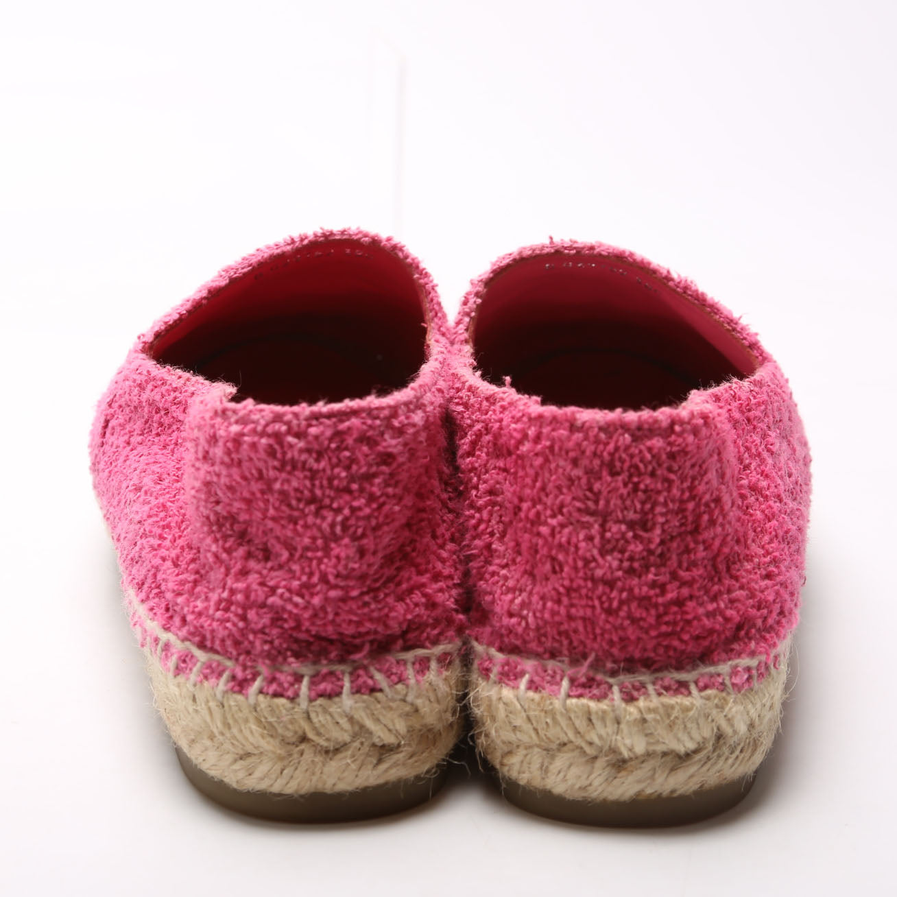 CC Cap Toe Espadrilles Terry Cloth Size 38