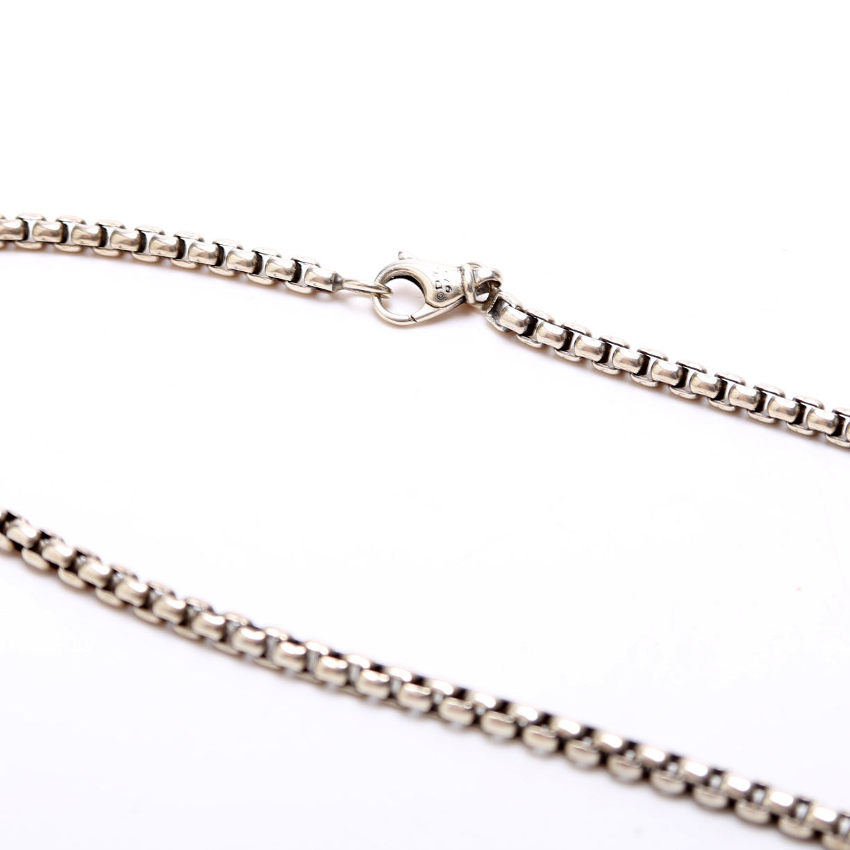 Dog Tag Long Necklace 925/Onyx