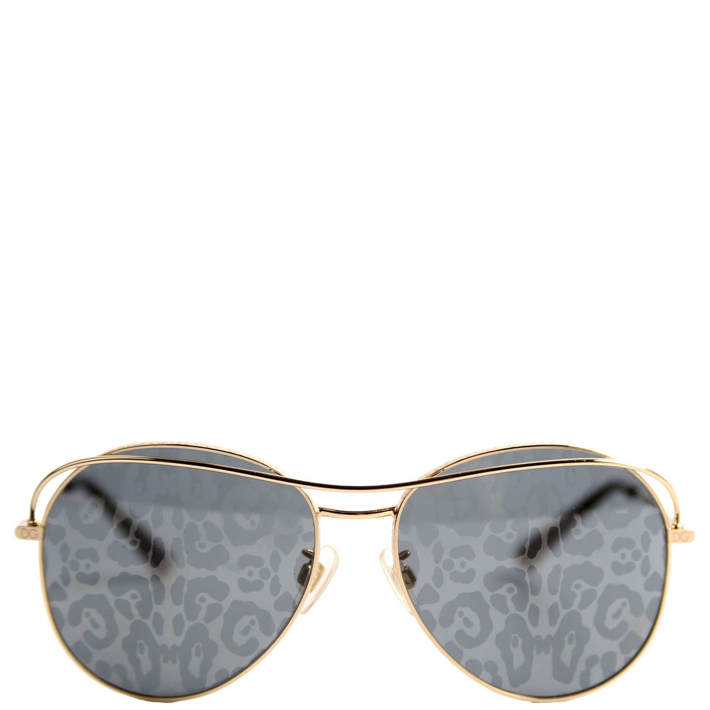 DG2261 Aviator Sunglasses Black/Gold