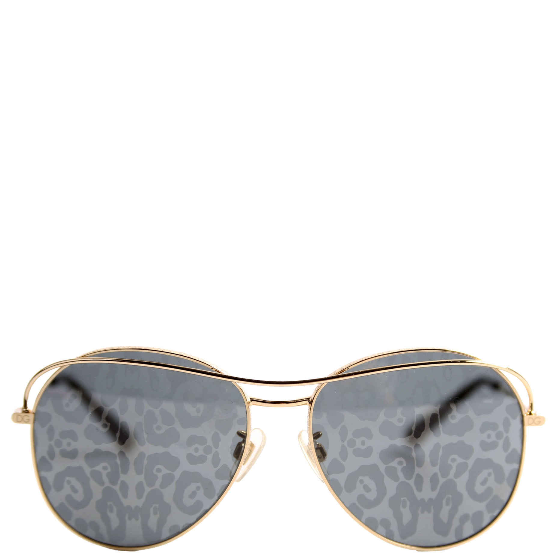 DG2261 Aviator Sunglasses Black/Gold