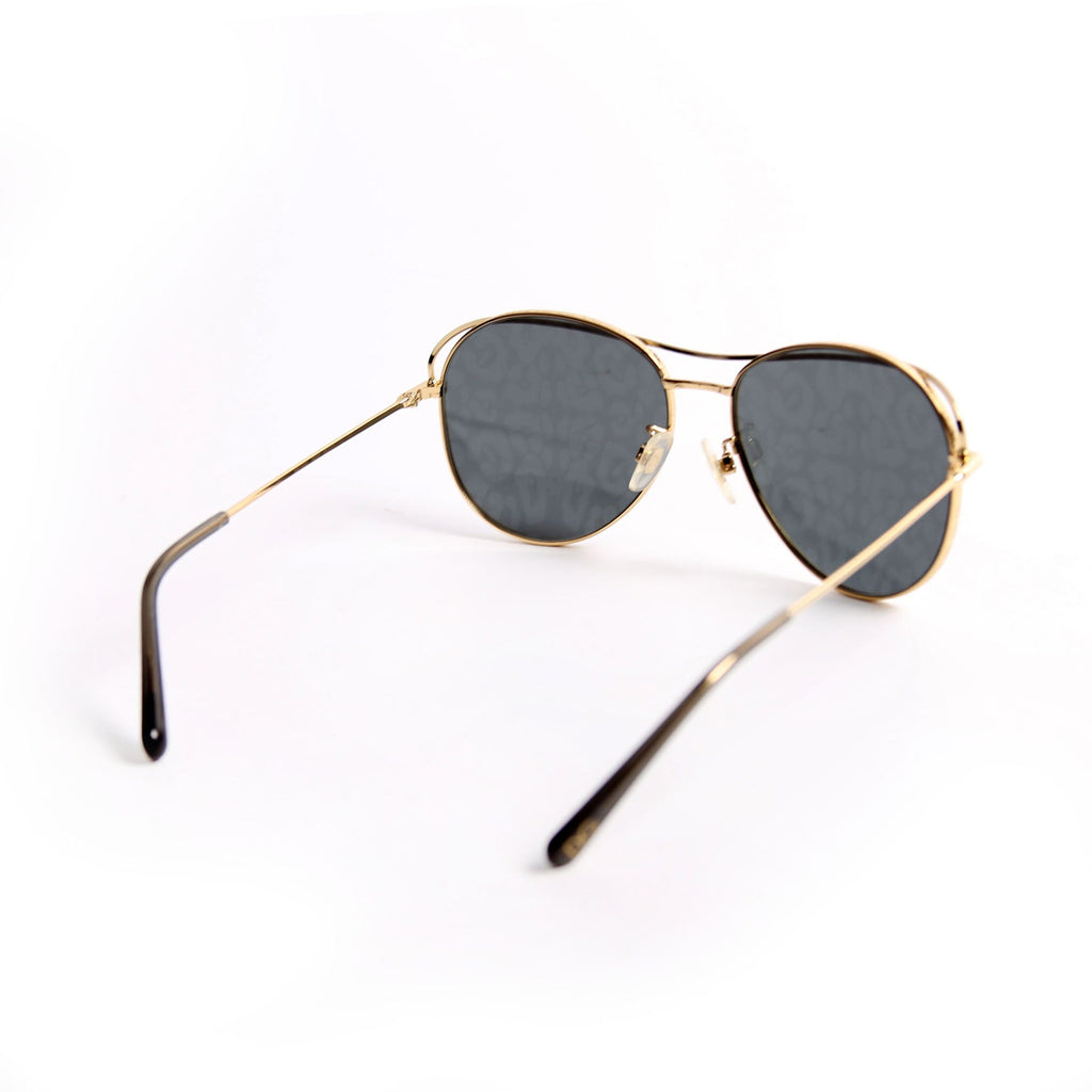 DG2261 Aviator Sunglasses Black/Gold