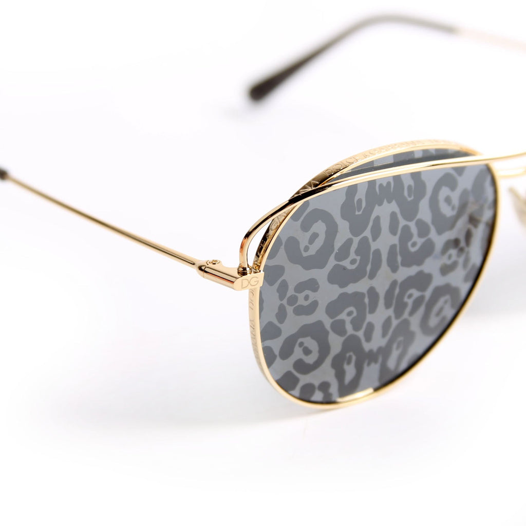 DG2261 Aviator Sunglasses Black/Gold