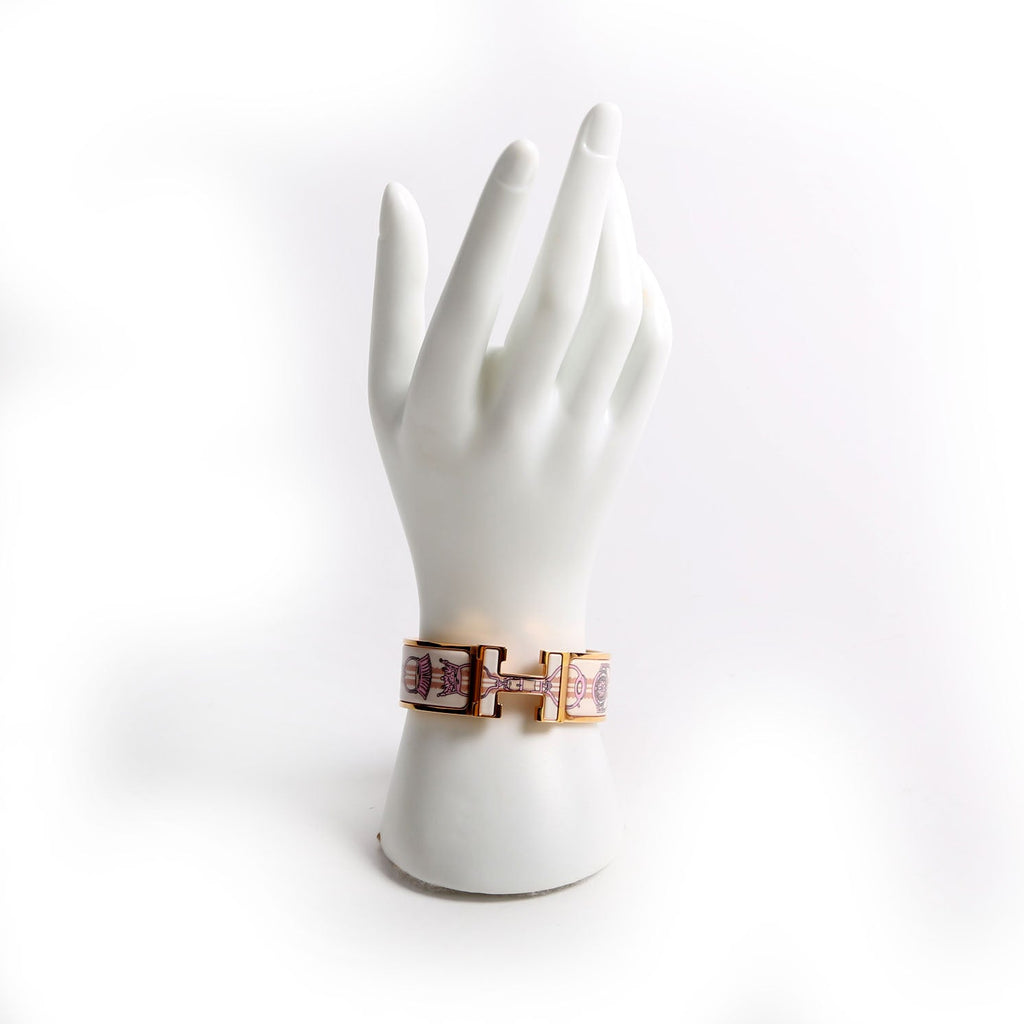 Clic Clac Wide PM Etriers Bracelet Gold/Multicolor