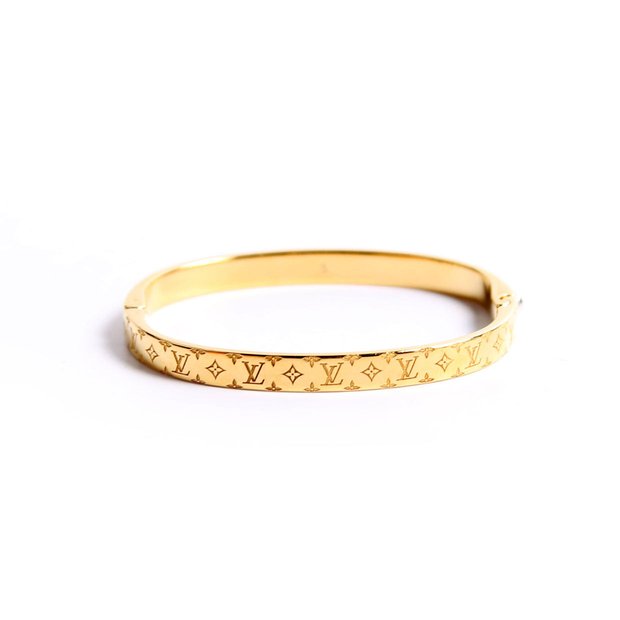M1029M Nanogram Cuff Bracelet Size Small Gold