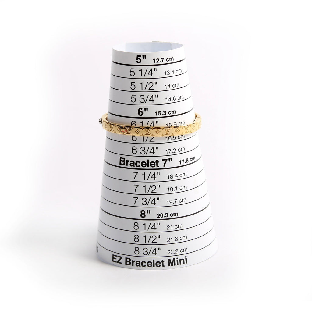 M1029M Nanogram Cuff Bracelet Size Small Gold