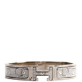 Bijoux Tromphe Clic Clac Narrow PM Bracelet Silver/White
