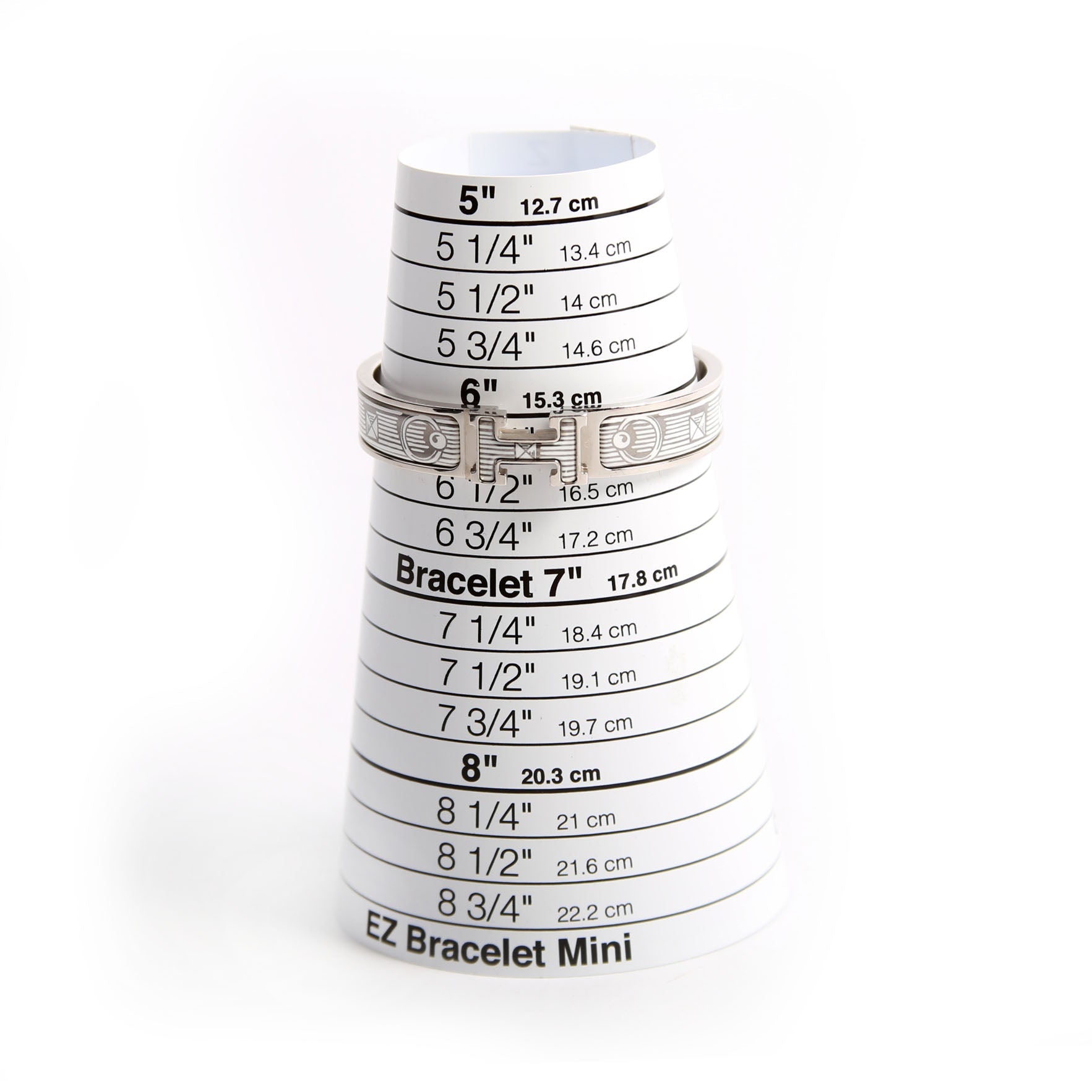 Bijoux Tromphe Clic Clac Narrow PM Bracelet Silver/White