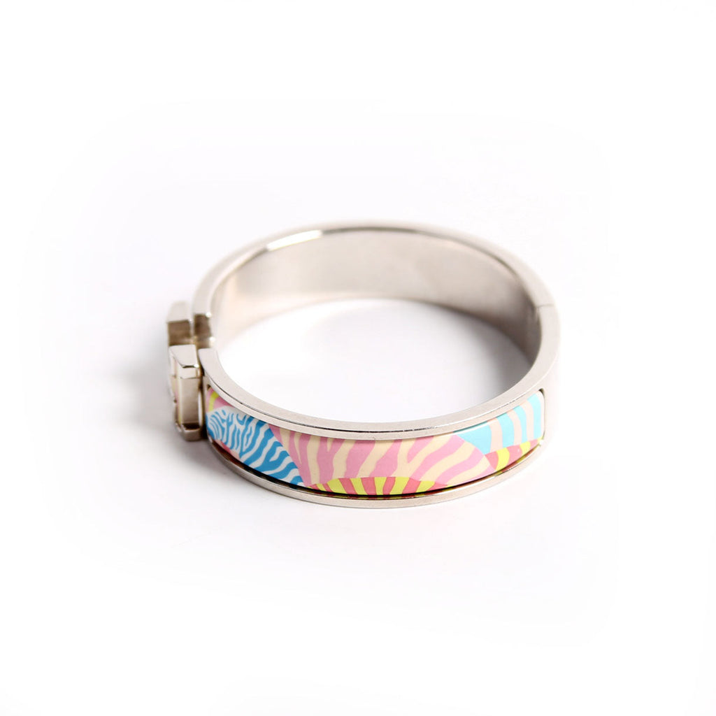 Zebres De Tanzanie Clic Clac Narrow PM Bracelet Silver/Multicolor