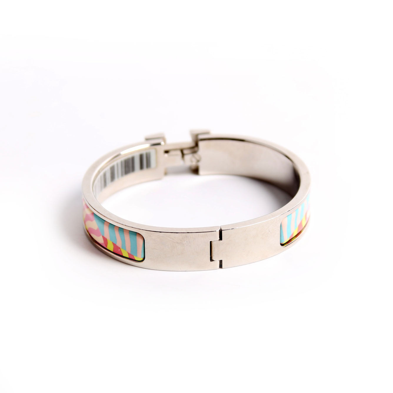 Zebres De Tanzanie Clic Clac Narrow PM Bracelet Silver/Multicolor