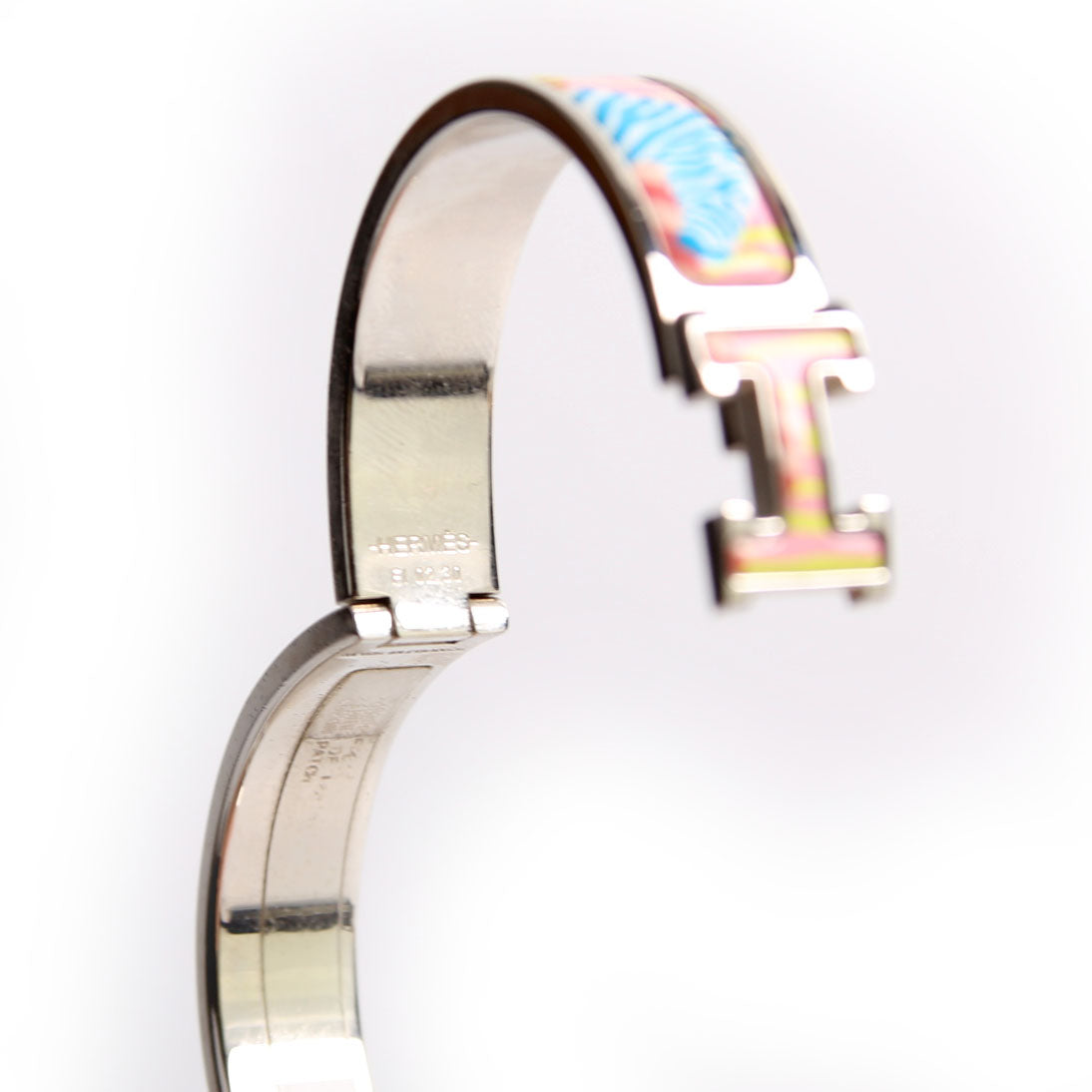 Zebres De Tanzanie Clic Clac Narrow PM Bracelet Silver/Multicolor