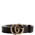 476342 GG Marmont Pearly Belt Size 95/38 Black