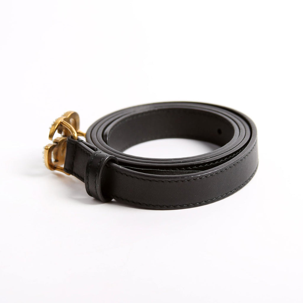476342 GG Marmont Pearly Belt Size 95/38 Black