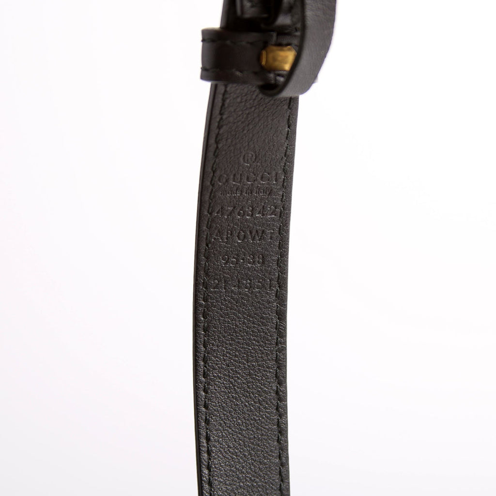 476342 GG Marmont Pearly Belt Size 95/38 Black