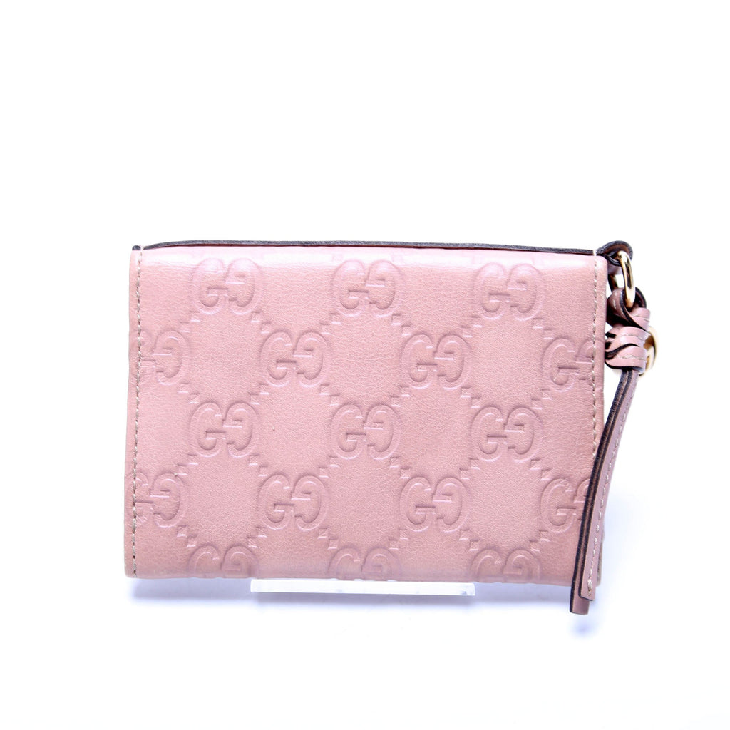 323401 Microguccissima Business Card Case Pink