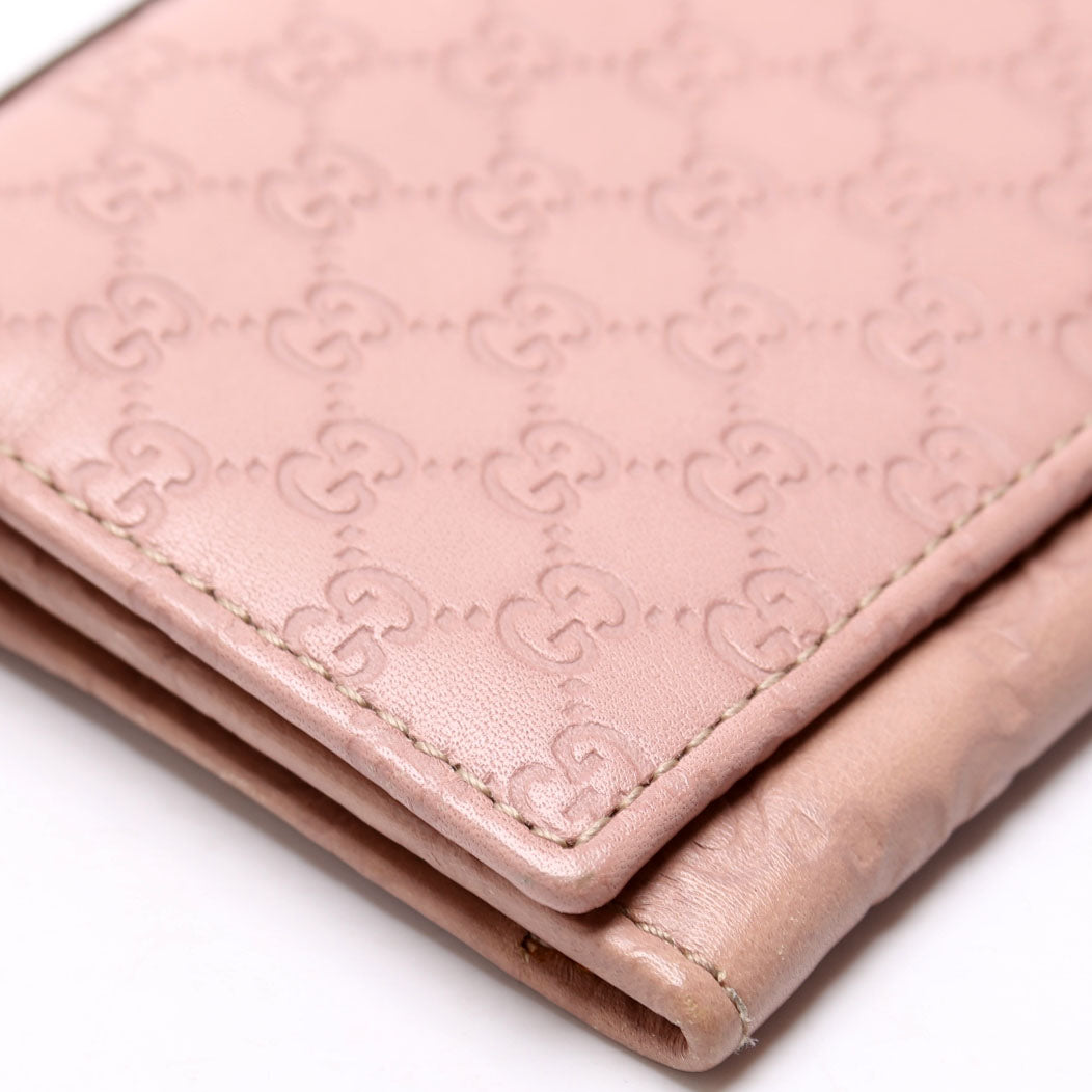 323401 Microguccissima Business Card Case Pink