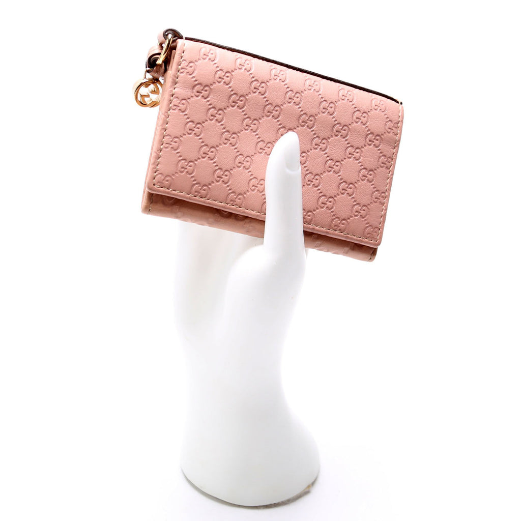 323401 Microguccissima Business Card Case Pink