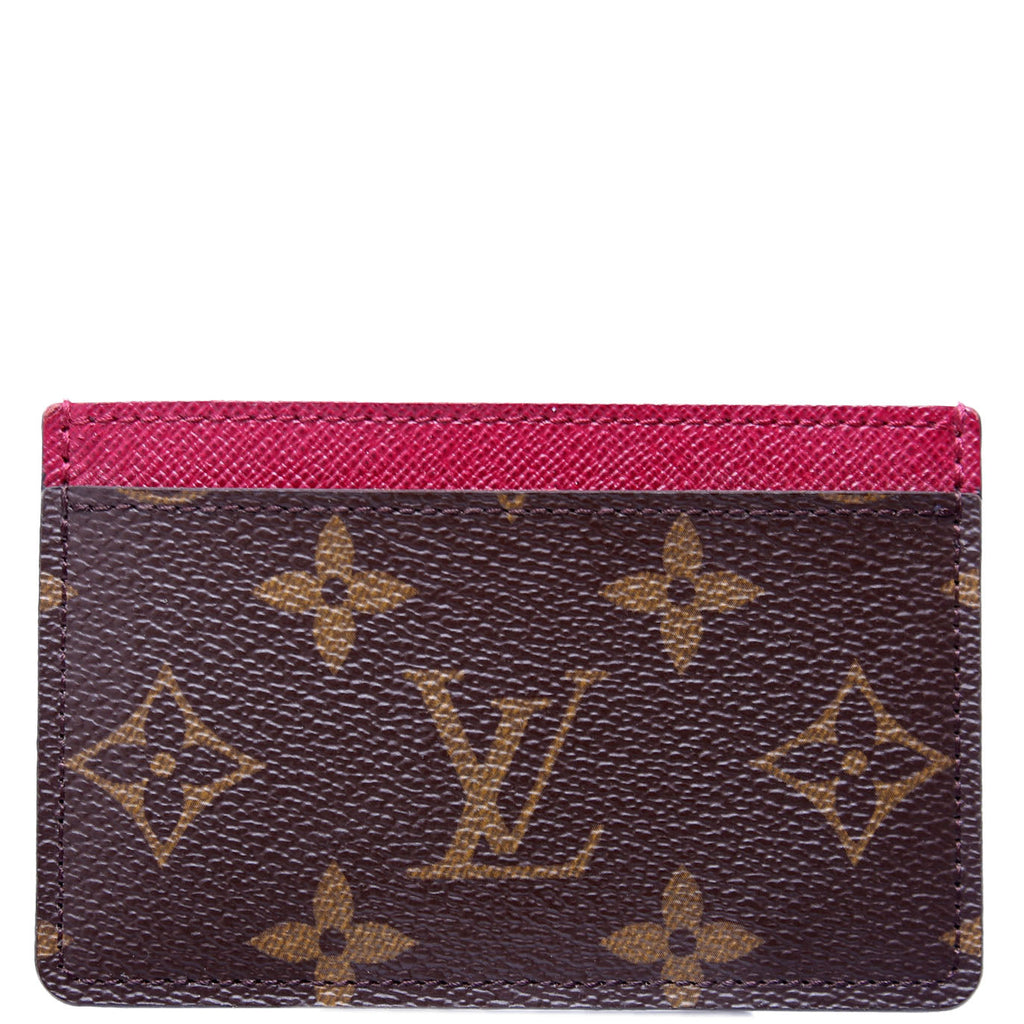 Card Holder Monogram Berry