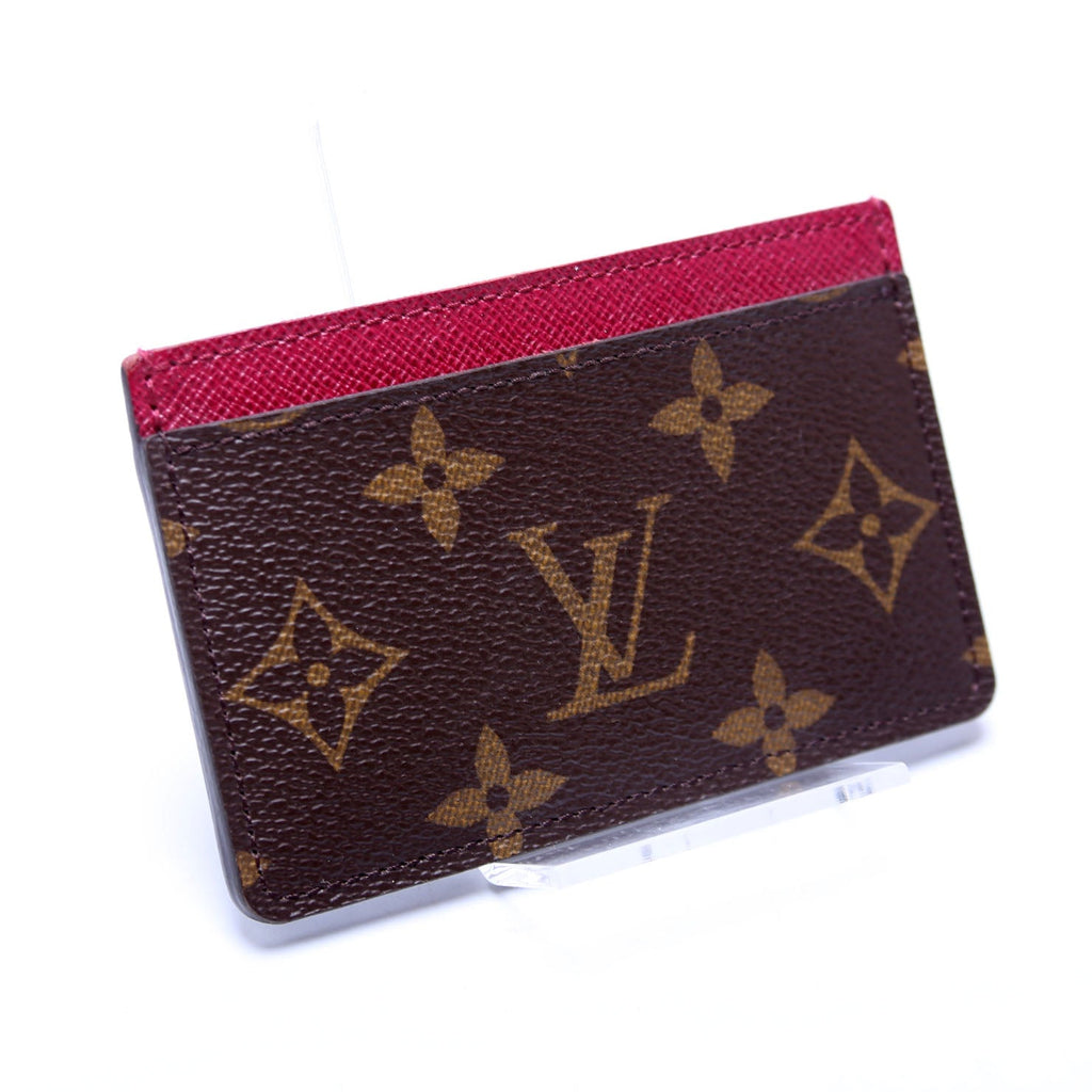 Card Holder Monogram Berry