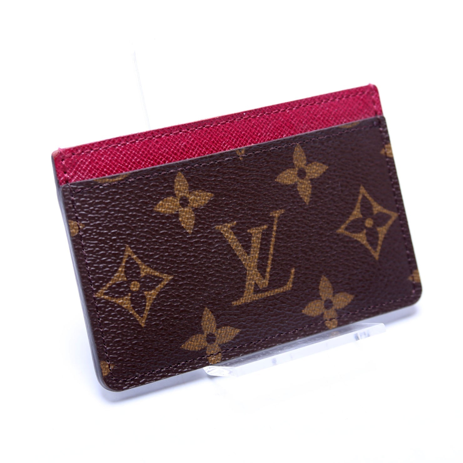 Card Holder Monogram Berry
