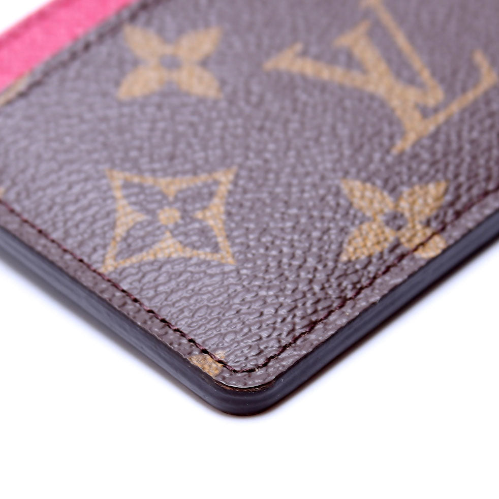 Card Holder Monogram Berry