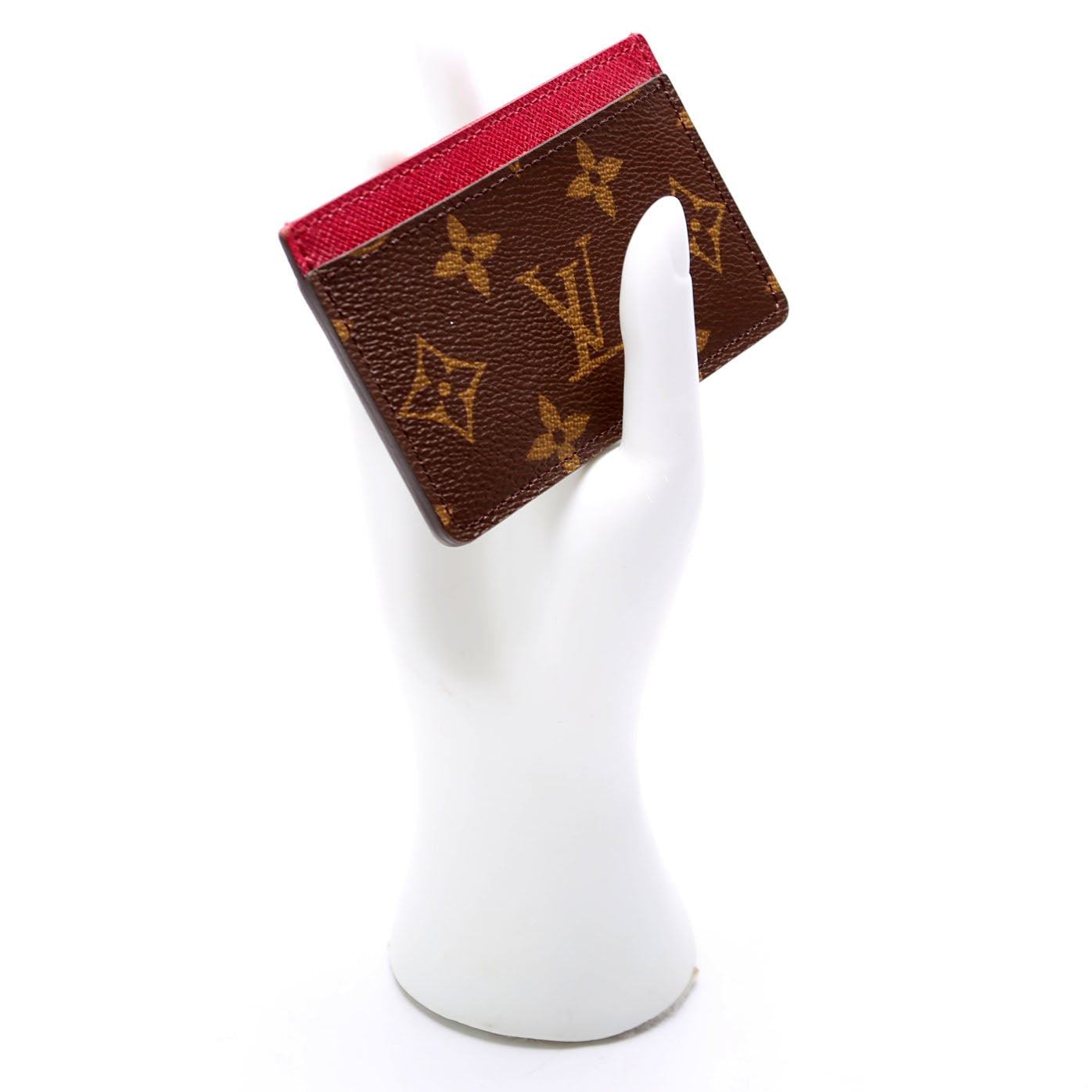 Card Holder Monogram Berry