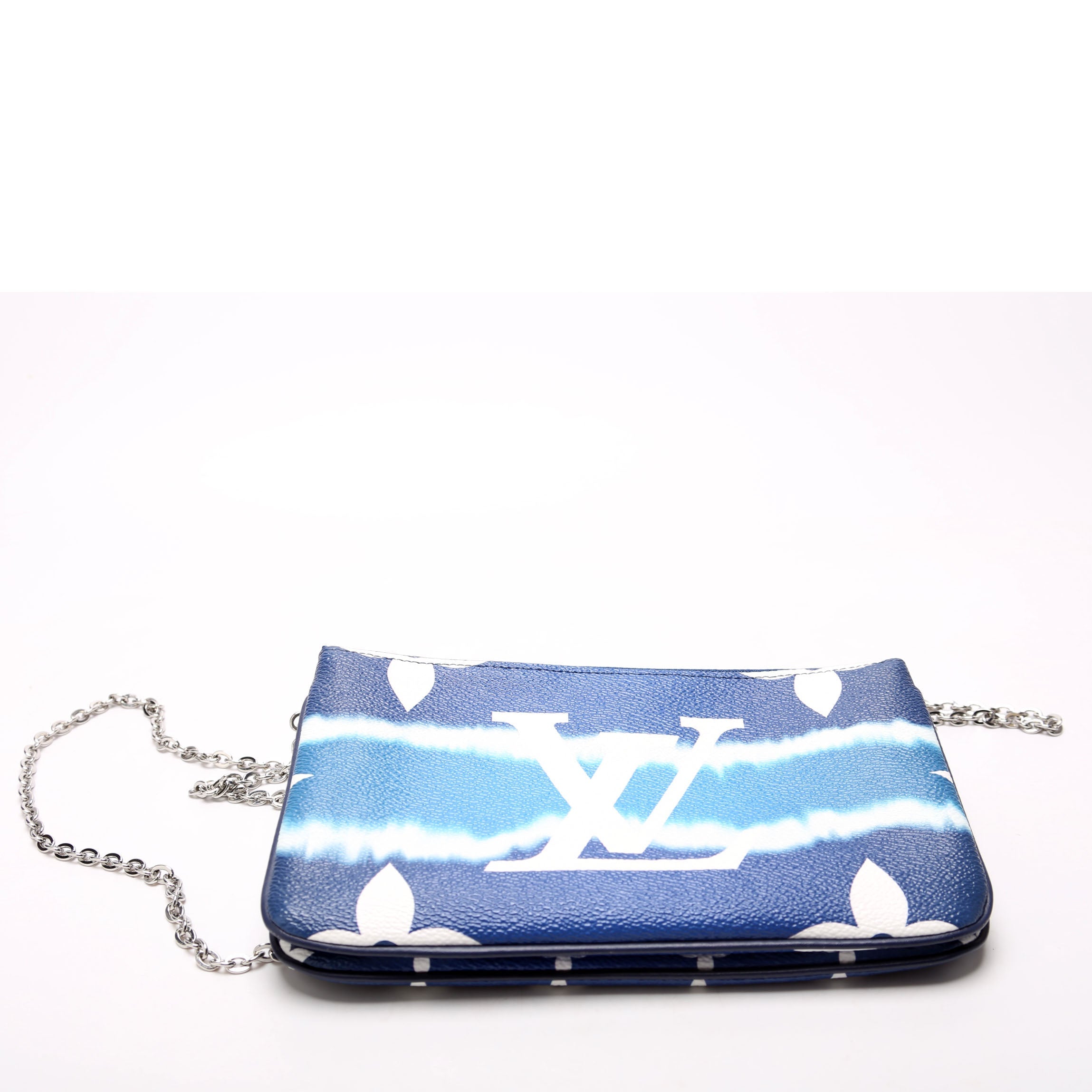 Double Zip Pochette Escale Blue