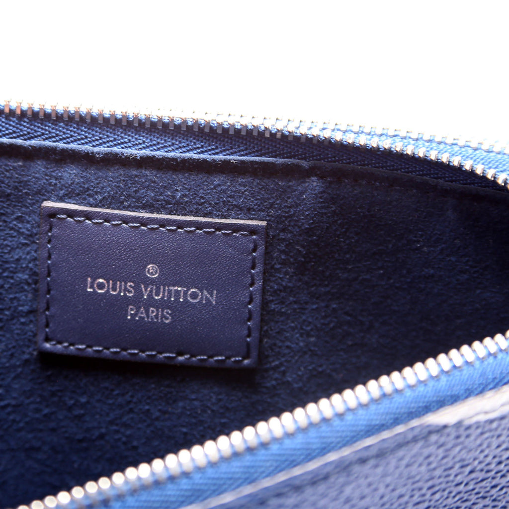 Double Zip Pochette Escale Blue