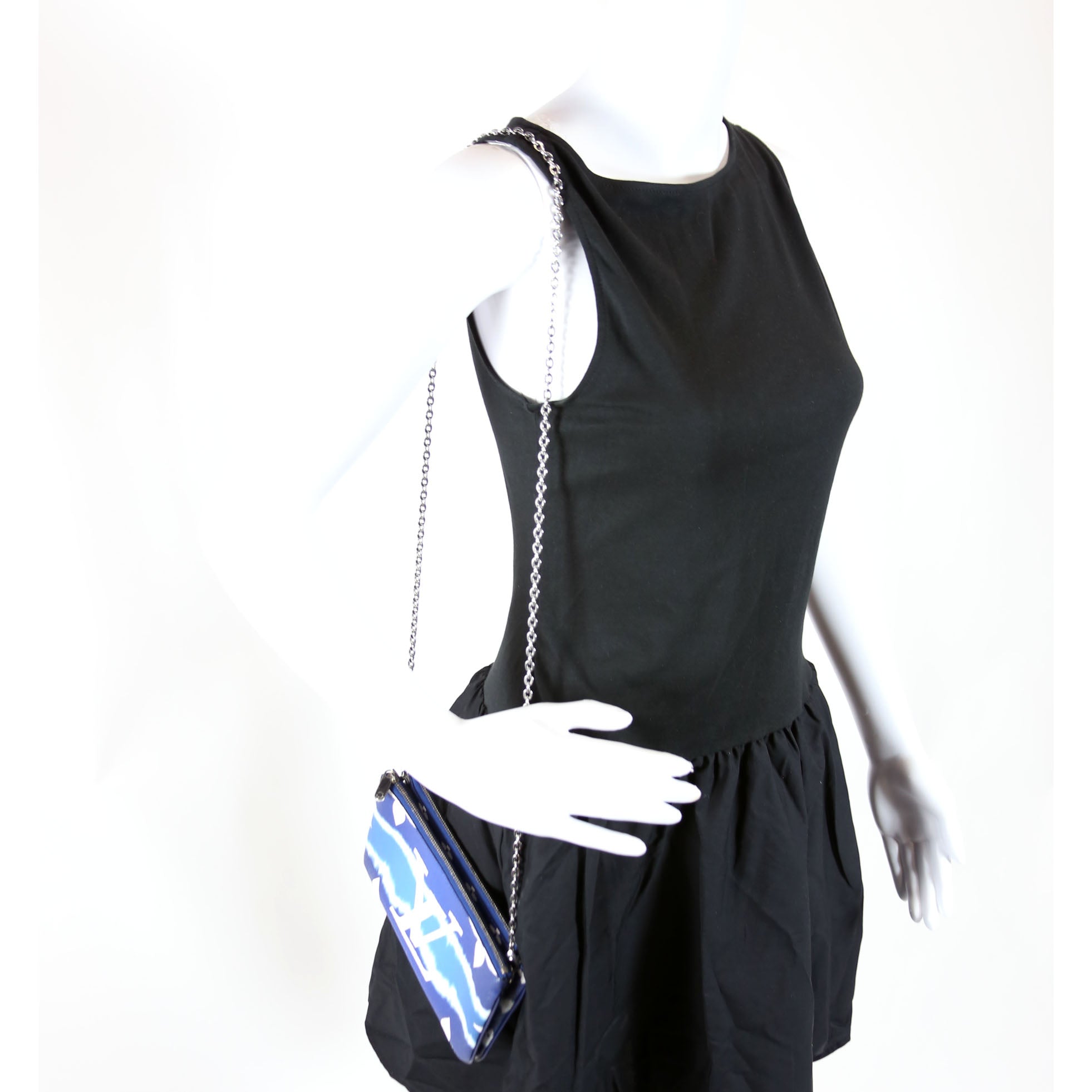 Double Zip Pochette Escale Blue