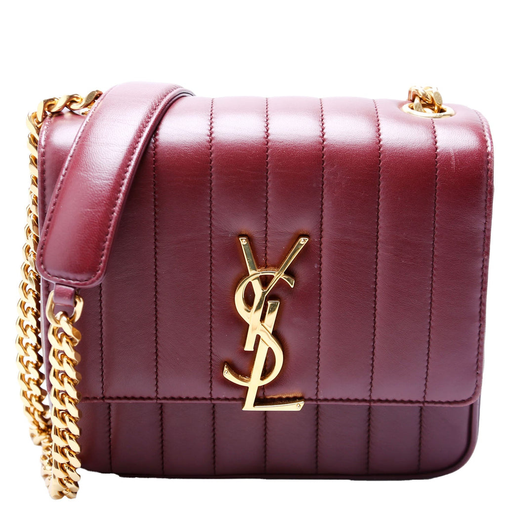 Vicky Chain Medium 532612 Burgundy/Gold